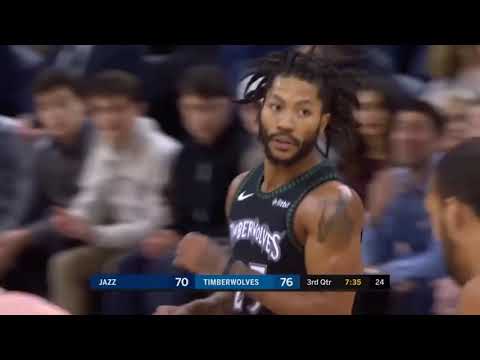 【灰狼vs爵士】玫瑰狂飆50分「例行賽」2018/11/1