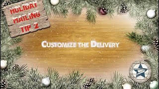 U.S. Postal Inspection Service - Holiday Package Safety - Customize Delivery Tip PSA