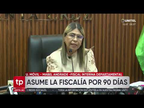 Mabel Andrade has been ratified as interim prosecutor of Santa Cruz
