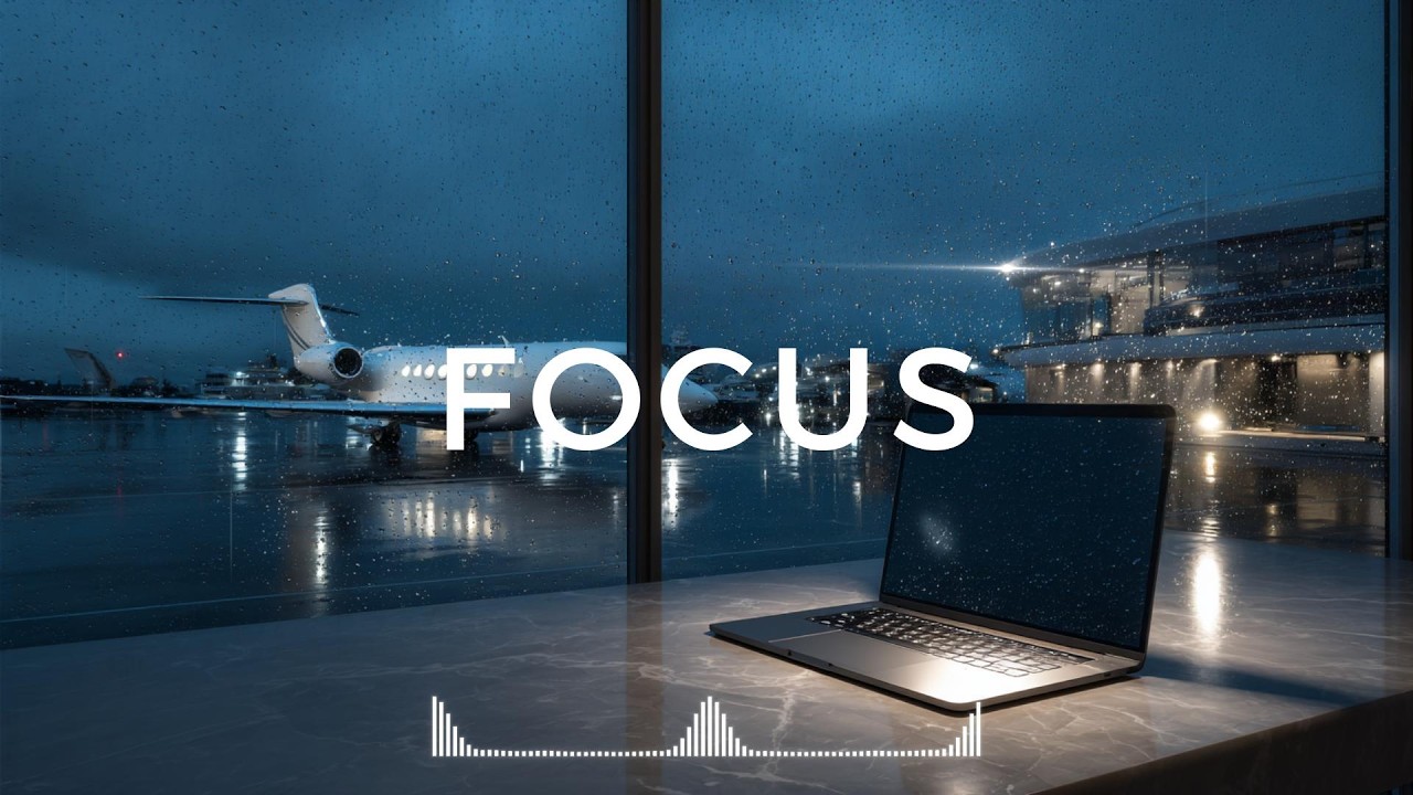 Deep Focus for High Performers 🎧 Luxury Penthouse Ambience | Work, Study, Concentration