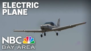 Electric Plane On Display In Palo Alto