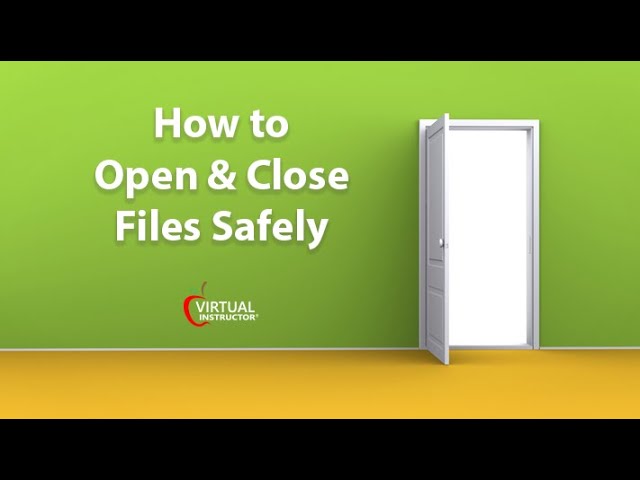 How To Close A File