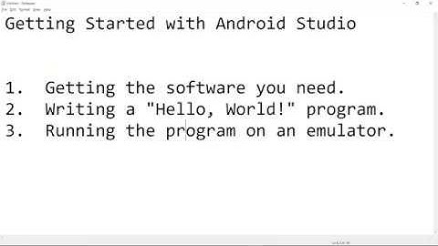 Android Programming Tutorial:  Compiling Your First App Using Android Studio - Hello World!