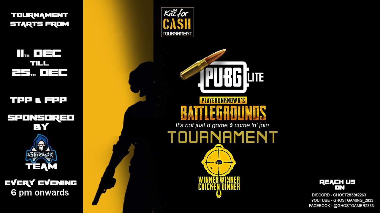 PUBG PC LITE TOURNAMENT || FPP FINALS DAY 1 || GHOST TEAM