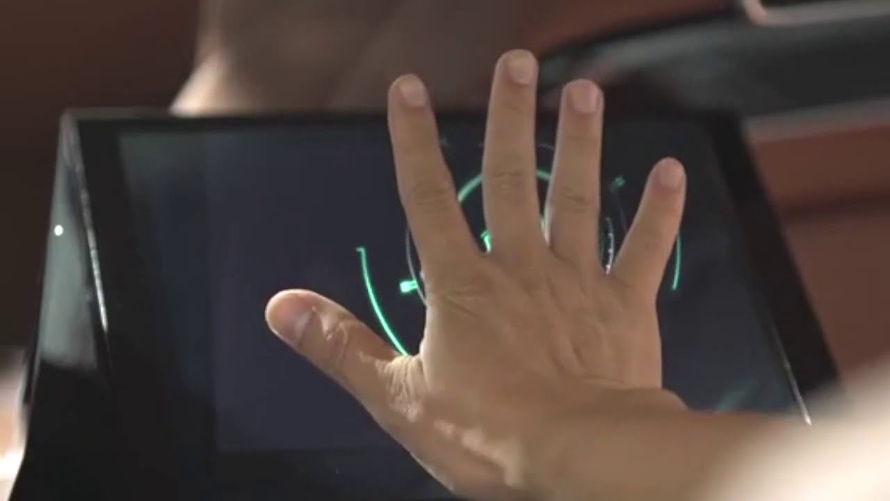 Smart Driving with Holographic Touch Display Technology - YouTube