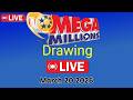 Mega Millions Live Drawing Results Form Friday 20 March 2026 Mega Millions Drawing Live