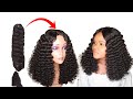 Curly Crochet Wig Using Expression Braid Extension - How To Curl Braid Extension