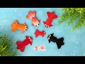 【夏の折り紙】簡単 可愛い 金魚の作り方［Origami］How to make a goldfish