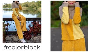 : Colorblock//- ////Intarsia//How to knit a sweater