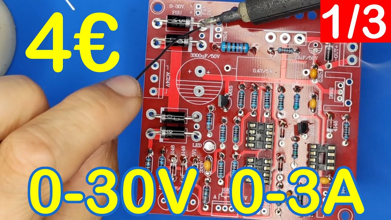 Saldiamo e testiamo un alimentatore fai-da-te ⚡️ kit da 4€ (Tutorial completo) Truffa o affare? 1/3