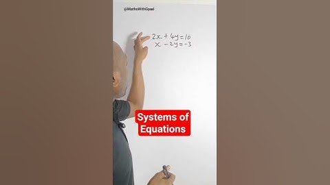 How to solve Systems of Equation #system #equation #howto #mathswithgpad #gcse #igcse #sat