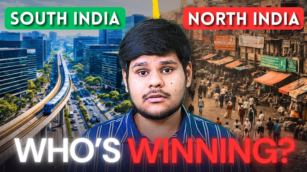 Is NORTH India Actually Falling Behind from SOUTH India? (The Numbers Don't Lie)