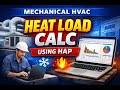 Heat load cal in HAP Part1 #revit #mep #draftingtobim
