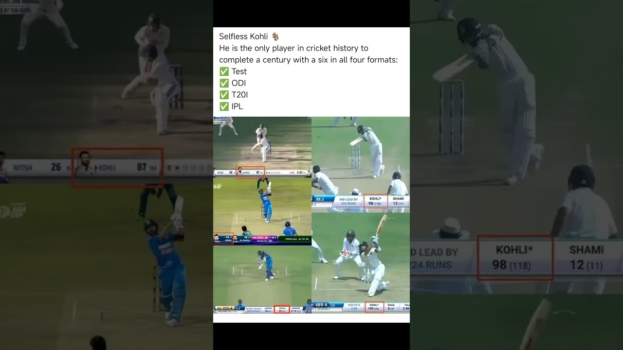 Selfless kohli 🐐🐐🐐 