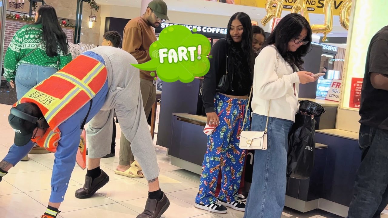 Fat Guy Aggressively Farts In Peoples Faces While They Eat!!! (Rigged Super Bowl Farts)