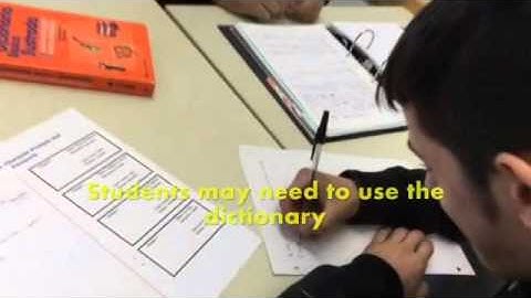 Language scaffolding - Role play