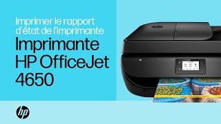 Impression dun rapport détat de limprimante | Imprimante HP OfficeJet 4650 | HP Support