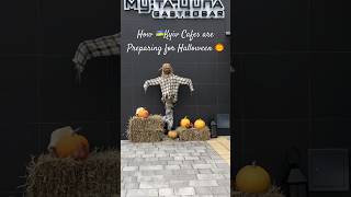 Street walk Kyiv Ukraine Cafes Halloween 💙💛 #vlog #travel #cafe #Ukraine #Kyiv #shorts
