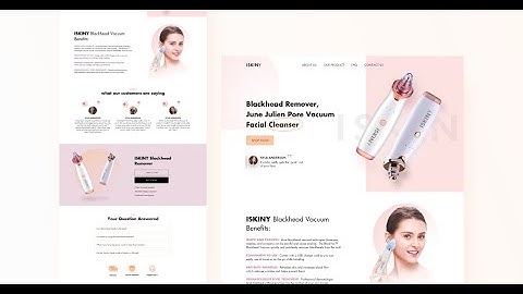 Branded Dropshipping website UI Design ( Speed Art)
