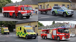 Den záchranářů 2024 Kolín - spanilá jízda hasičů, policistů a záchranářů