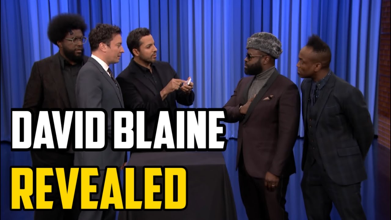 David Blaine Jimmy Fallon Show Card Trick REVEALED YouTube