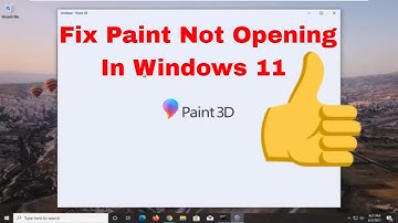 Microsoft Paint 3D App Not Opening Error Not Able to Create New Document FIX [Tutorial]