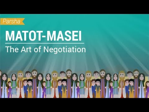 Parshat Matot-Masei: The Art of Negotiation