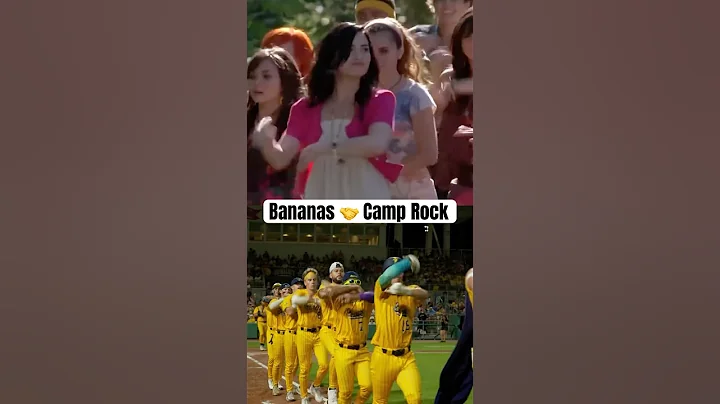 Savannah Bananas 🤝 Camp Rock #shorts #savannahbananabaseball #bananaball #camprock #camprock2#dance