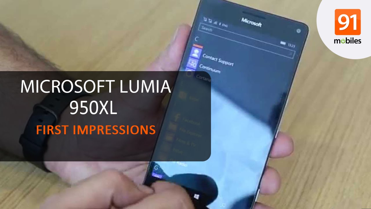 Microsoft Lumia 950 XL: First Look | Hands on | Price