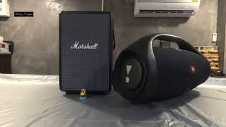 Mashall Tufton & JBL Boombox 2 ลำโพง2รุ่นนี้ เสียงต่างกันอย่างไร?