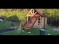 Лестница для речки на даче.