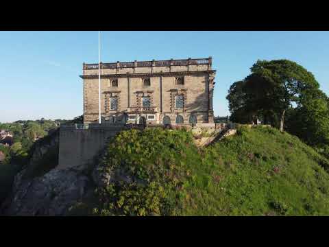 Drone Flight - Nottingham Castle & Park Tunnel