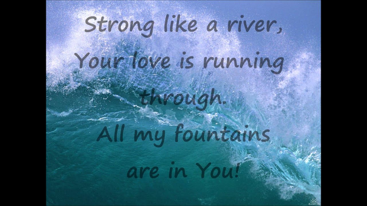 All My Fountains lyrics video with singers YouTube