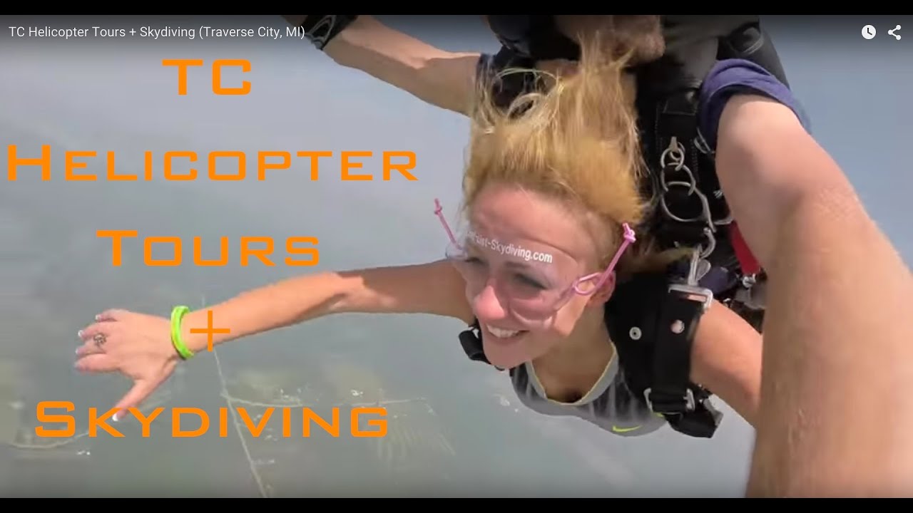 TC Helicopter Tours + Skydiving (Traverse City, MI) YouTube