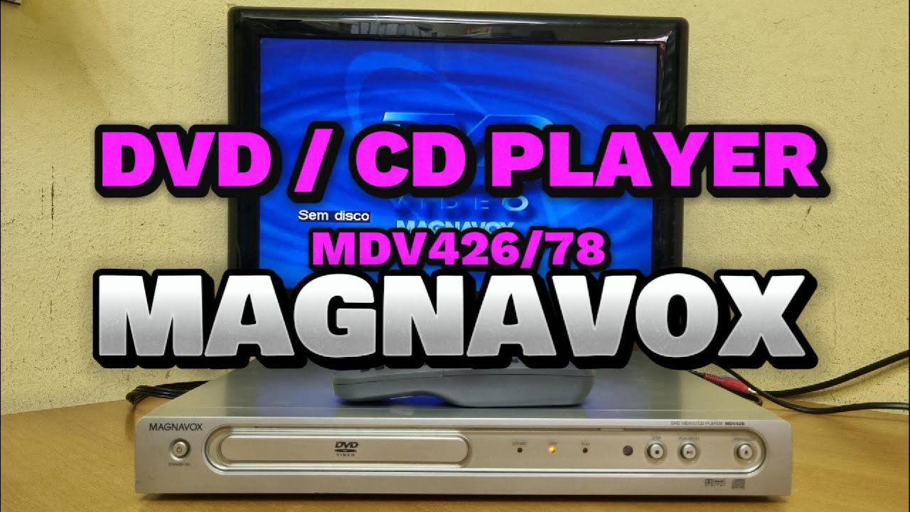 DVD CD Player Magnavox MDV 426 (Philips) + Parte Interna