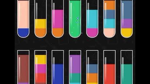 water color sort level 165 walkthrough solutions iOS/Andriod