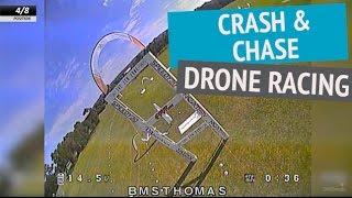 Crash & Chase! Eastside FPV Drone Racing Finals Round 2 Division A