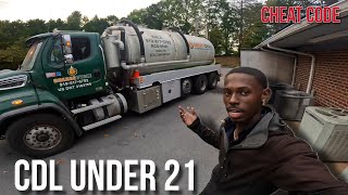 the SECRET ADVANTAGE of getting your CDL UNDER 21...
