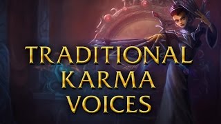 Sports Performance LoL Voices - Traditional Karma - All 16 languages
