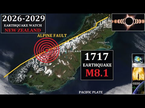 Major Earthquake Watch New Zealand/Eclipse 2026-2029