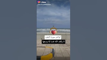 اسمع وتدبر اواخر سورة البقرة بصوت جميل