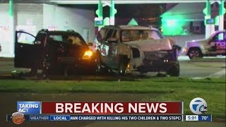 1 critically injured in accident in Detroit