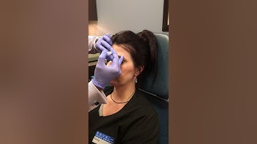 Dr. Raval demonstrates a Botox injection