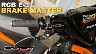 Installing RCB E-2 & E-3 Brake Master for Honda Click 125i