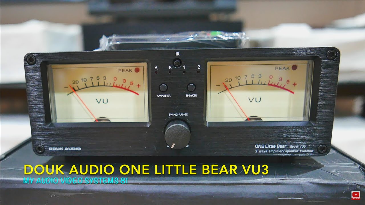 Douk Audio VU Meter & Speaker Selector #a81 - YouTube