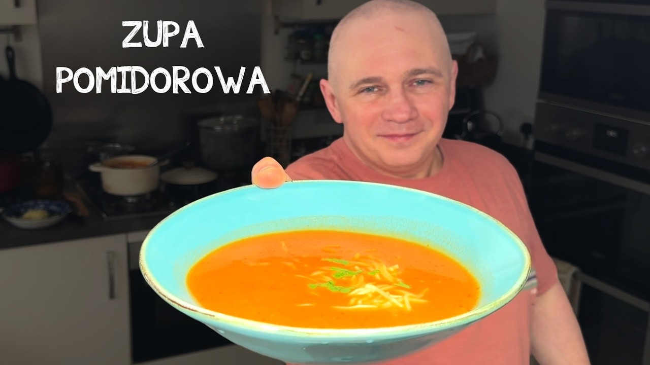 Zupa pomidorowa jak u mamy! Przepyszna zabielana pomidorówka