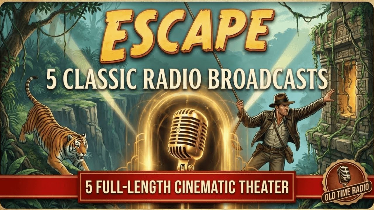 Escape: 5 Classic Radio Thrillers | Full-Length Cinematic Theater