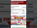 DSSSB Recruitment 911 Legal Assistant, AE, JE &amp; ASO Posts #dsssbnotice #shorts #dsssbjobs #dsssb