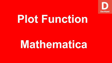 Mathematica Plot Function