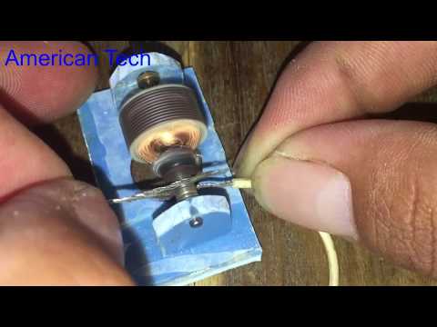 Experiment Small 2500RPM Brushless Motor, Motor Testing 2017